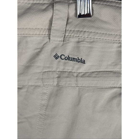 Columbia Cargo Omni Wick Shorts Womens 16 Nylon Tan Hiking Camp Lightweight - Picture 5 of 12